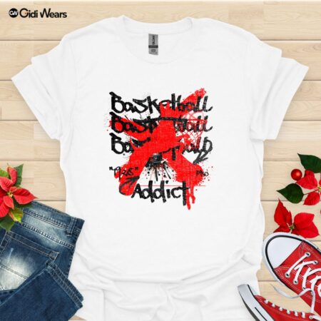 Basketball Addict T-Shirt for Dog Lovers - Gidi Wears