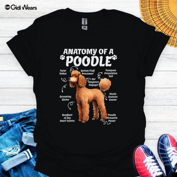 Anatomy of a Poodle T-Shirt – A Fun and Stylish Must-Have for Poodle Lovers