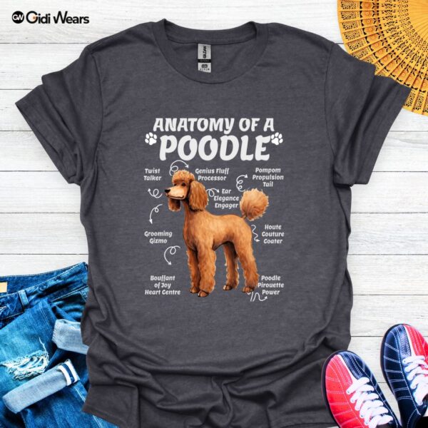 Anatomy of a Poodle T-Shirt – A Fun and Stylish Must-Have for Poodle Lovers