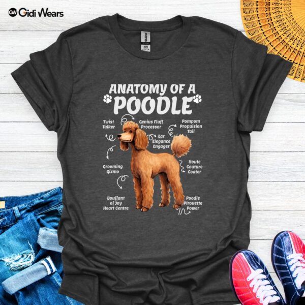 Anatomy of a Poodle T-Shirt – A Fun and Stylish Must-Have for Poodle Lovers