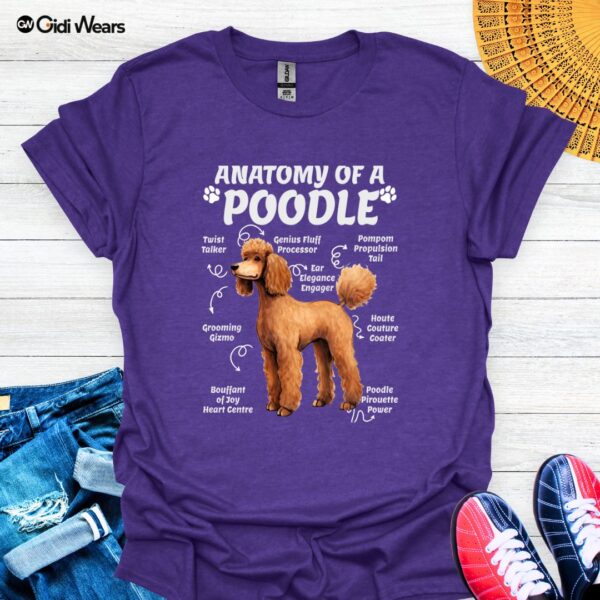 Anatomy of a Poodle T-Shirt – A Fun and Stylish Must-Have for Poodle Lovers