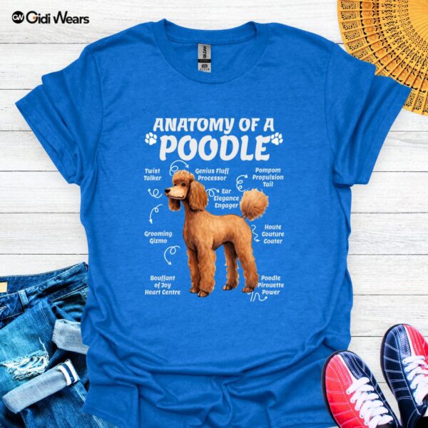 Anatomy of a Poodle T-Shirt – A Fun and Stylish Must-Have for Poodle Lovers
