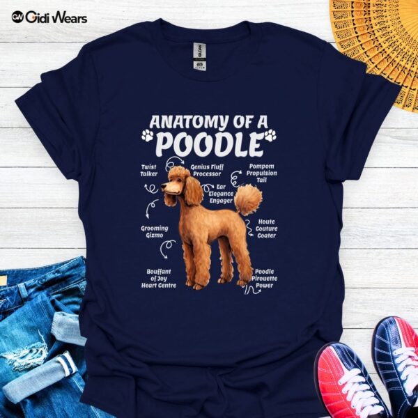 Anatomy of a Poodle T-Shirt – A Fun and Stylish Must-Have for Poodle Lovers