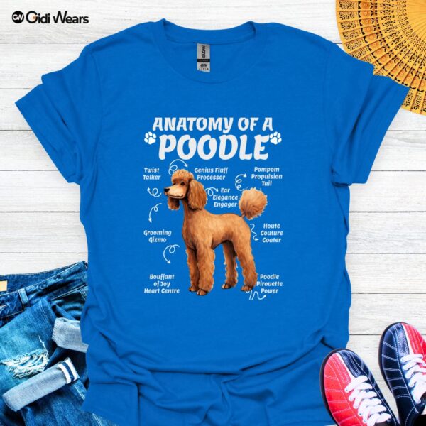 Anatomy of a Poodle T-Shirt – A Fun and Stylish Must-Have for Poodle Lovers