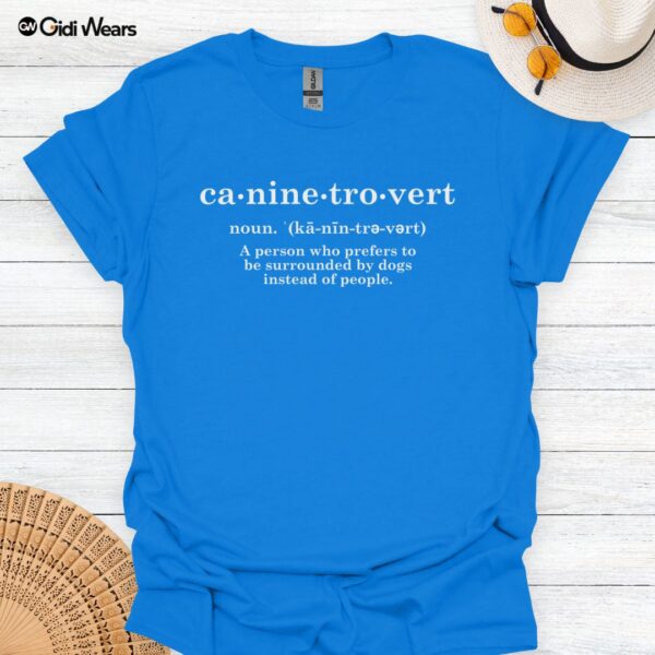 Caninetrovert T-Shirt – Celebrate Your Dog-Loving Introvert Side | Comfortable & Stylish for Every Dog Enthusiast