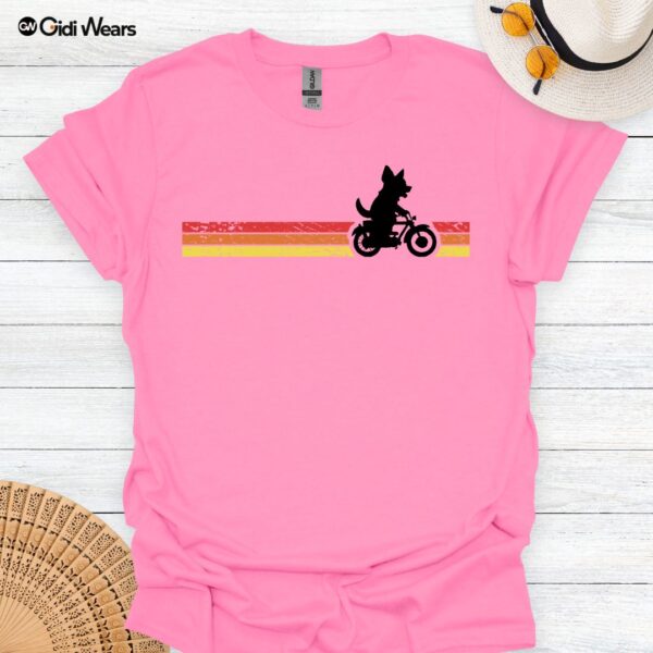 Bicycle Riders Unisex T-Shirt - Dogs Design for Dog-Loving Cyclists