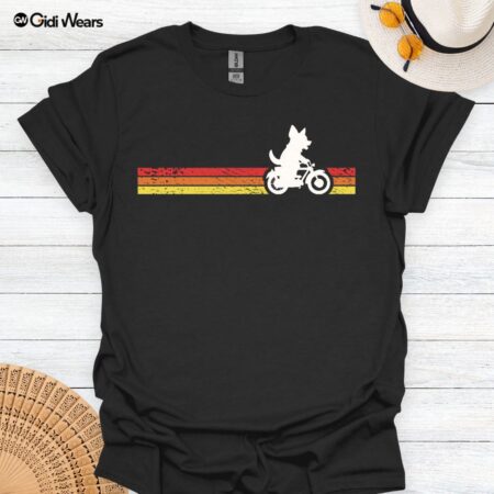 Bicycle Riders Unisex T-Shirt - Dogs Design for Dog-Loving Cyclists