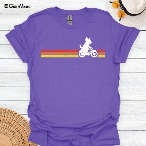 Bicycle Riders Unisex T-Shirt - Dogs Design for Dog-Loving Cyclists