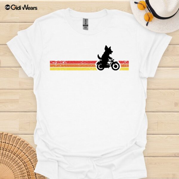 Bicycle Riders Unisex T-Shirt - Dogs Design for Dog-Loving Cyclists