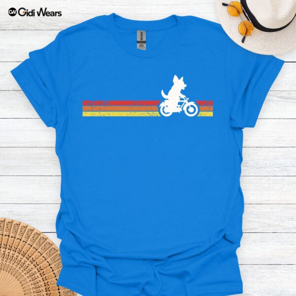 Bicycle Riders Unisex T-Shirt - Dogs Design for Dog-Loving Cyclists