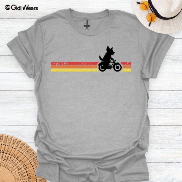 Bicycle Riders Unisex T-Shirt - Dogs Design for Dog-Loving Cyclists