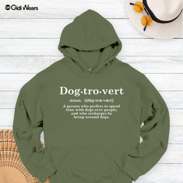 Dogtrovert Hoodie – Cozy Comfort for Dog Lovers Who Prefer Paws Over People