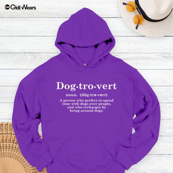 Dogtrovert Hoodie – Cozy Comfort for Dog Lovers Who Prefer Paws Over People