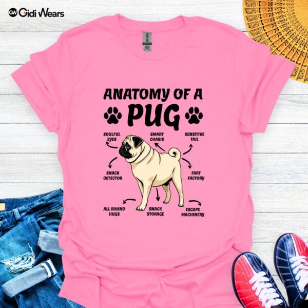Anatomy of a Pug T-Shirt – A Playful Design for Pug Lovers and Dog Enthusiasts