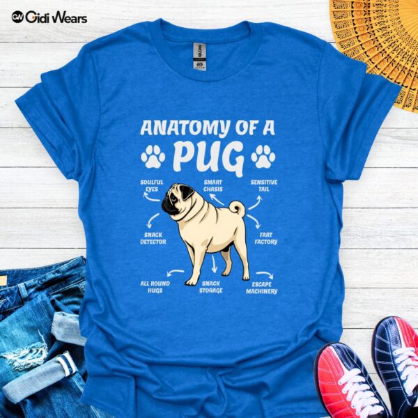 Anatomy of a Pug T-Shirt – A Playful Design for Pug Lovers and Dog Enthusiasts