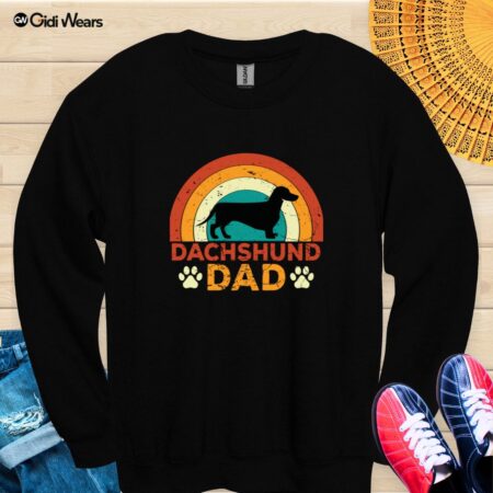Dachshund Dad Sweatshirt – Cozy, Funny, and Perfect for Proud Wiener Dog Lovers