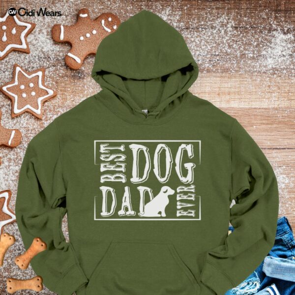 Best Dog Dad Ever Hoodie | Funny Dog Father Gift | Premium Comfort Wear for Dog Lovers