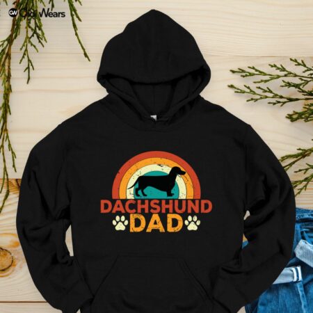 Dachshund Dad Hoodie – The Ultimate Cozy Gear for Proud Wiener Dog Lovers