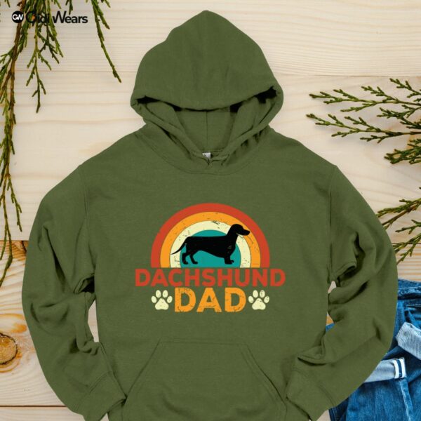 Dachshund Dad Hoodie – The Ultimate Cozy Gear for Proud Wiener Dog Lovers