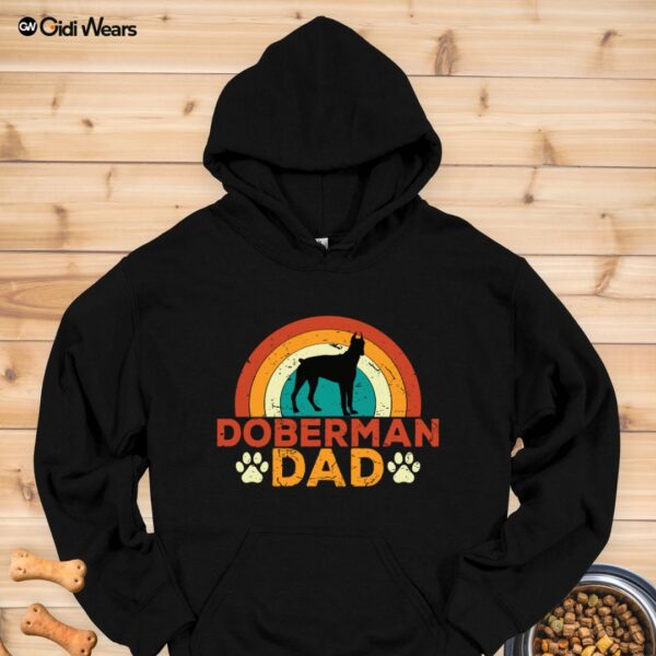 Proud Doberman Dad - Funny Dog Father Hoodie | Best Dog Dad Ever Gift | Dobie Parent Hoodie