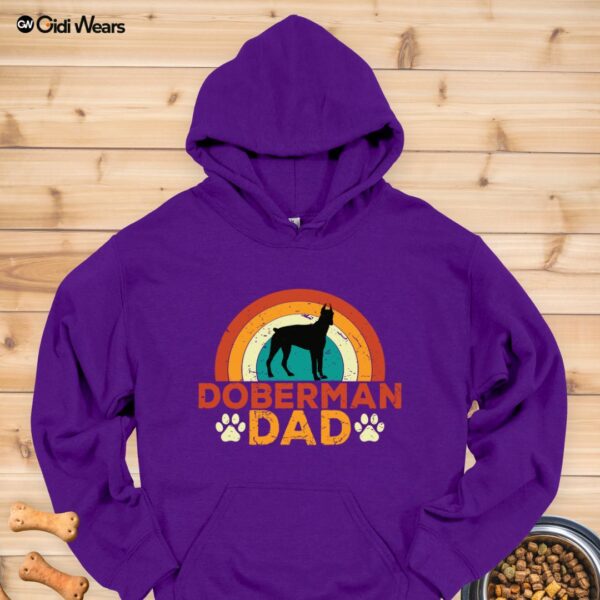 Proud Doberman Dad - Funny Dog Father Hoodie | Best Dog Dad Ever Gift | Dobie Parent Hoodie