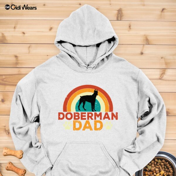 Proud Doberman Dad - Funny Dog Father Hoodie | Best Dog Dad Ever Gift | Dobie Parent Hoodie