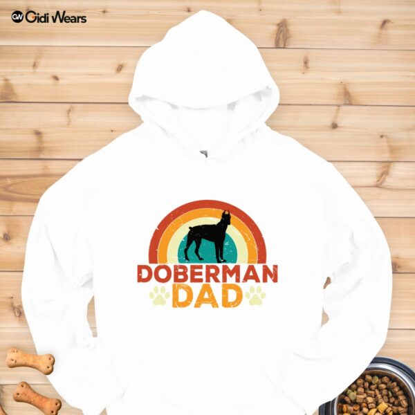 Proud Doberman Dad - Funny Dog Father Hoodie | Best Dog Dad Ever Gift | Dobie Parent Hoodie