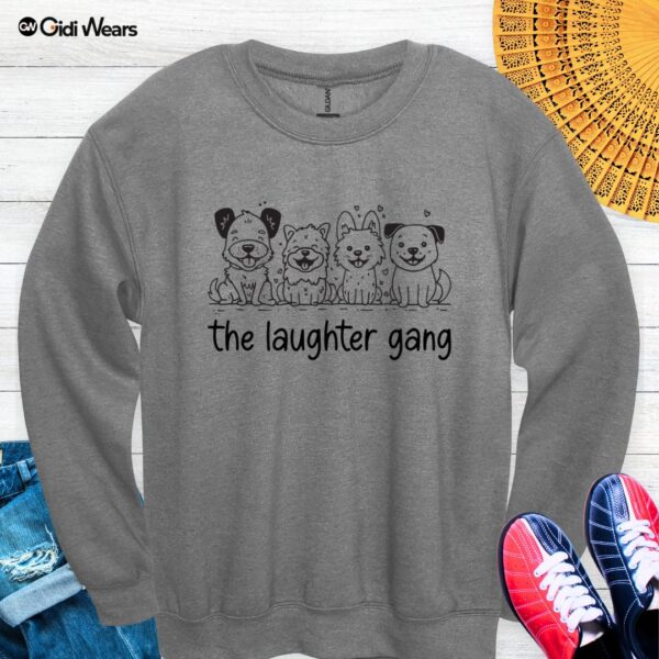 The Laughter Gang Sweatshirt – Celebrate Joyful Moments with Your Dog Squad