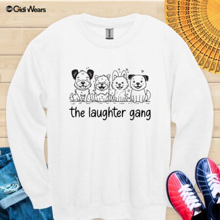 The Laughter Gang Sweatshirt – Celebrate Joyful Moments with Your Dog Squad