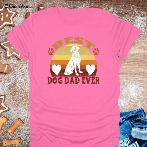 Best Dog Dad Ever T-Shirt – Perfect for Proud Pup Fathers Everywhere!