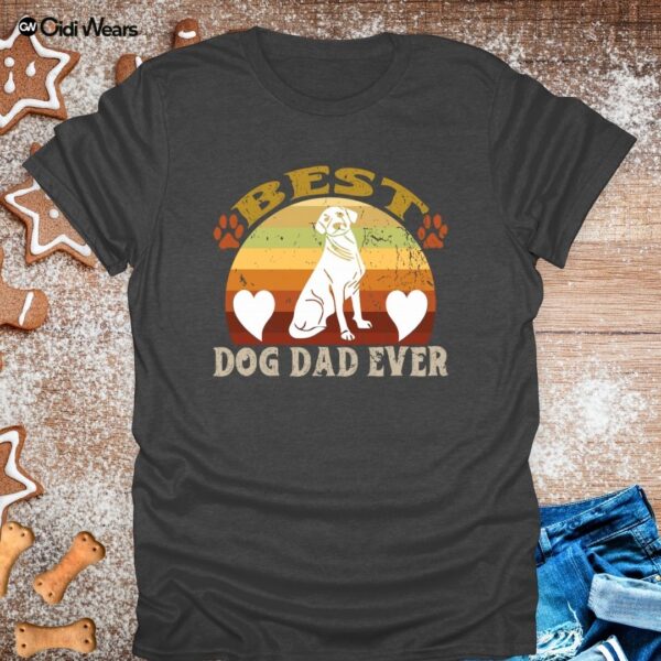 Best Dog Dad Ever T-Shirt – Perfect for Proud Pup Fathers Everywhere!