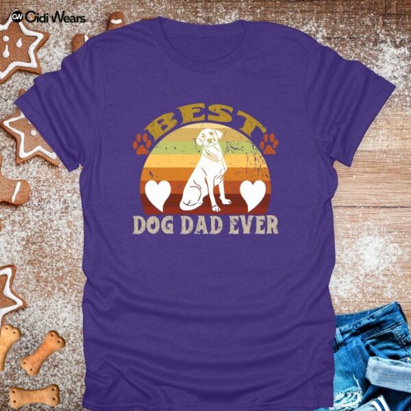 Best Dog Dad Ever T-Shirt – Perfect for Proud Pup Fathers Everywhere!