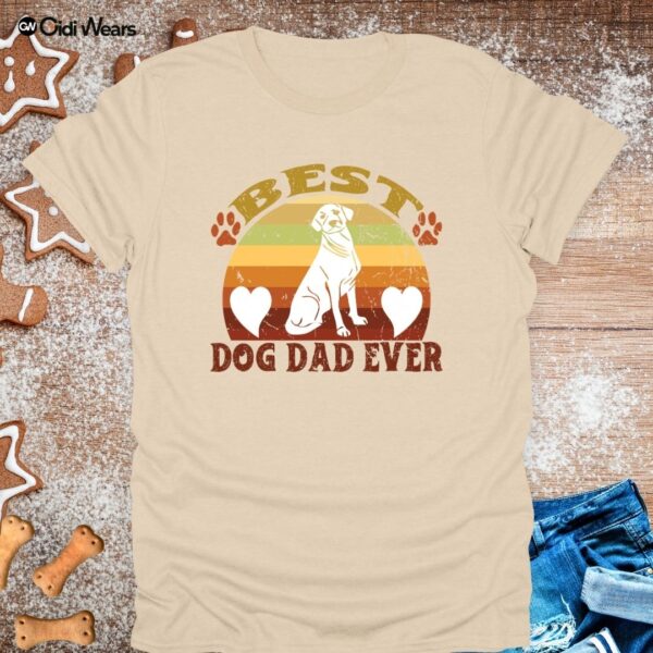 Best Dog Dad Ever T-Shirt – Perfect for Proud Pup Fathers Everywhere!