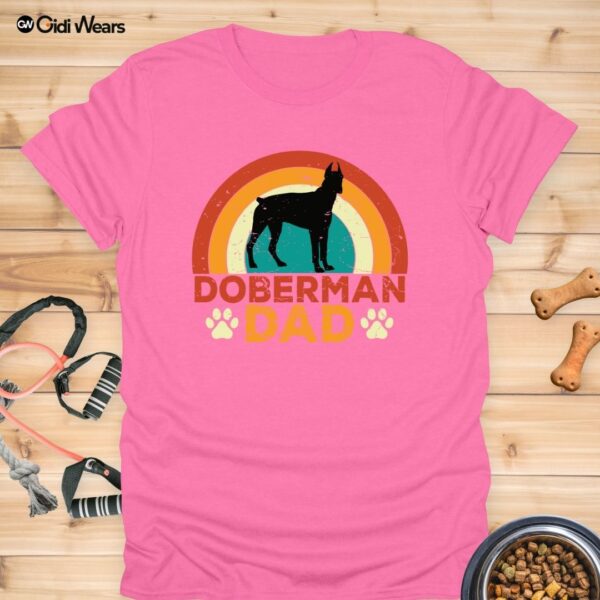 Doberman Dad T-Shirt – Bold, Loyal, and Proud Like Your Pup!