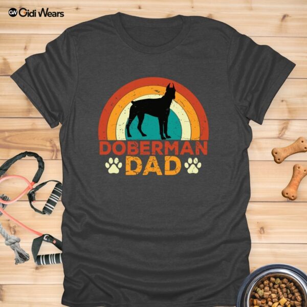 Doberman Dad T-Shirt – Bold, Loyal, and Proud Like Your Pup!