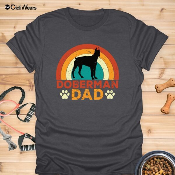 Doberman Dad T-Shirt – Bold, Loyal, and Proud Like Your Pup!