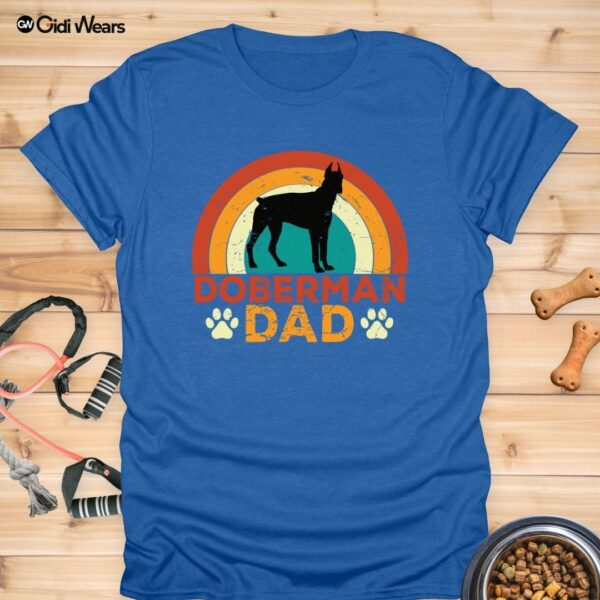 Doberman Dad T-Shirt – Bold, Loyal, and Proud Like Your Pup!