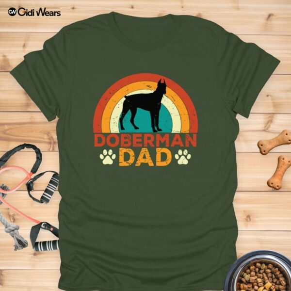 Doberman Dad T-Shirt – Bold, Loyal, and Proud Like Your Pup!