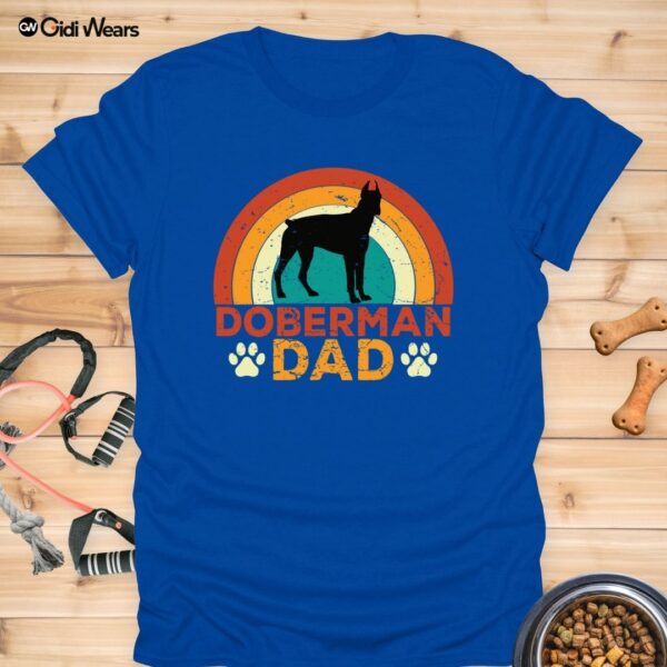 Doberman Dad T-Shirt – Bold, Loyal, and Proud Like Your Pup!