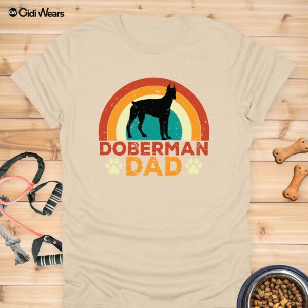 Doberman Dad T-Shirt – Bold, Loyal, and Proud Like Your Pup!