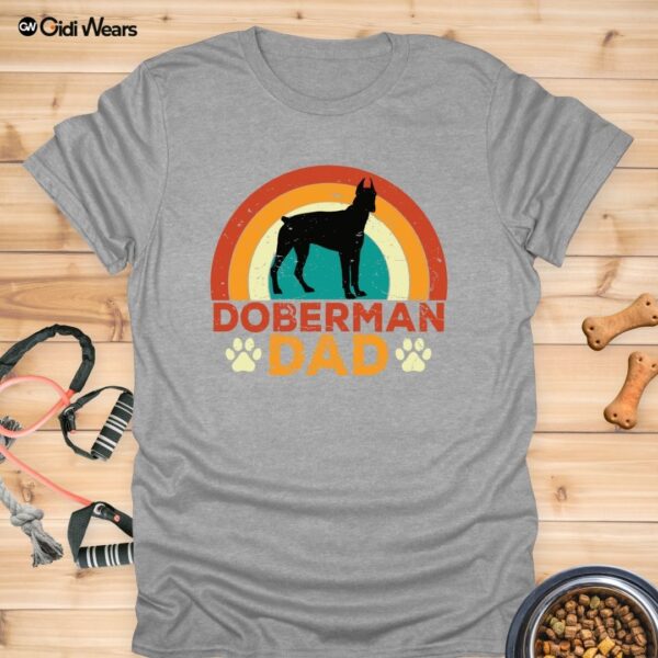 Doberman Dad T-Shirt – Bold, Loyal, and Proud Like Your Pup!