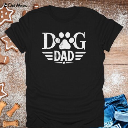 Captain Dog Dad T-Shirt – The Ultimate Tee for Pet-Loving Heroes