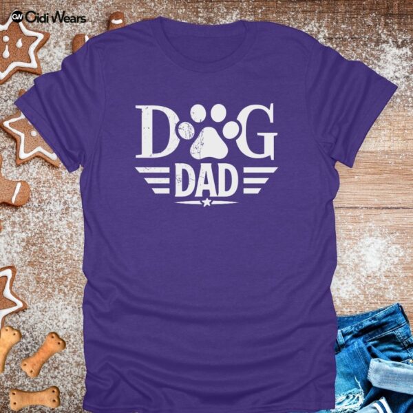 Captain Dog Dad T-Shirt – The Ultimate Tee for Pet-Loving Heroes