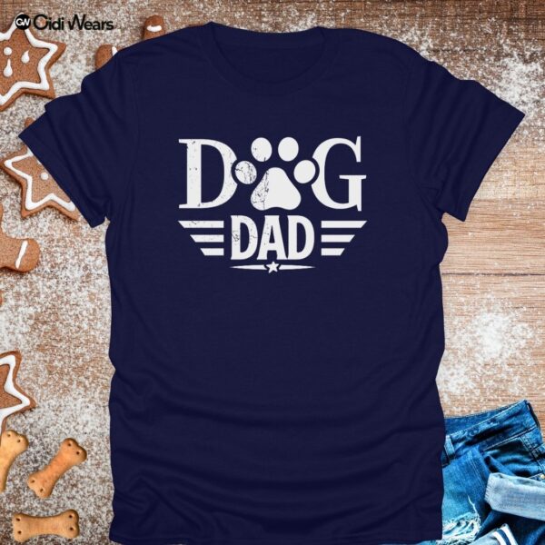 Captain Dog Dad T-Shirt – The Ultimate Tee for Pet-Loving Heroes